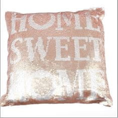 Dakls Vzglavnik iz cekinov s polnilom HOME SWEET HOME
