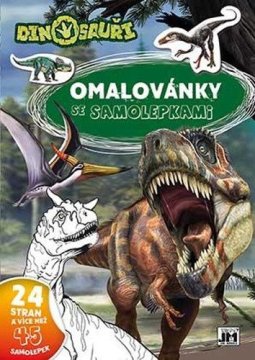 Jiri Models Dinozavri - Koloritna stran A4+