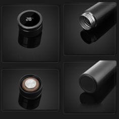 BOT Termos s termometrom in zamenljivo baterijo rdeče barve