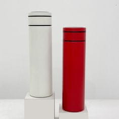 BOT Termos s termometrom in zamenljivo baterijo rdeče barve