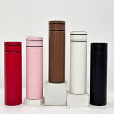 BOT Termos s termometrom in zamenljivo baterijo rdeče barve