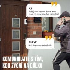 BOT Pametni zvonec s kamero DB1 Tuya bela