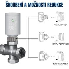 BOT SET 6+1 Smart Zigbee/WiFi termostatska glava TH5 Tuya + prehod