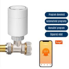 BOT Komplet 6+1 Smart Zigbee/WiFi termostatska glava TH6 Tuya