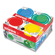 Kores Glina za modeliranje Magik Clay - osnovne barve, 4 x 40 g