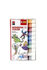 Marabu KiDS Window Color Set 10 barv za lupljenje
