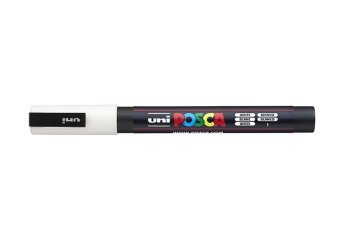 Uni-ball POSCA akrilni marker - beli 0,9 - 1,3 mm