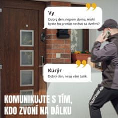 BOT Pametni zvonec s kamero DB2 Tuya siva