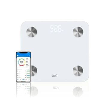 BOT Pametna osebna tehtnica ALFA bela