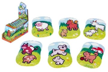 Moje prve živali piskajoča blazina 12x9x2cm (6 vrst)