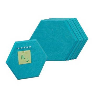 UNBRANDED Šestokotniki iz modrega filca za tablo za žebljičke - 6 kos