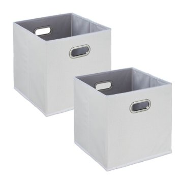 UNBRANDED Bela škatla za shranjevanje Set 2