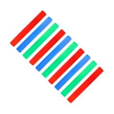 UNBRANDED komplet 10 LED svetlobnih palic iz penaste plastike 