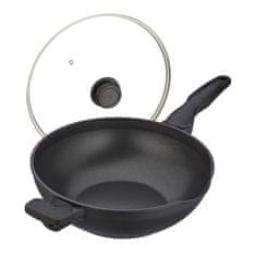 UNBRANDED Wok ponev s pokrovom 