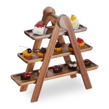 UNBRANDED etagere v 3 etažah Les