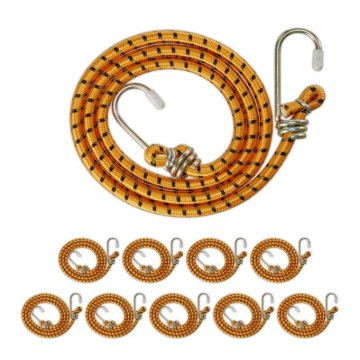 UNBRANDED Set 10 gumijastih sponk s kavlji