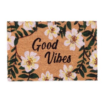 UNBRANDED Predpražnik v kokosovih rožah "Good Vibes