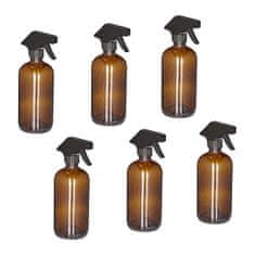 UNBRANDED Razpršilna steklenica Glass 500 ml Set 6 