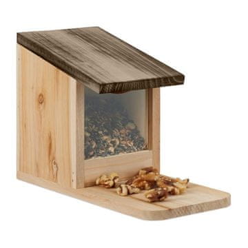 UNBRANDED Hranilnik za veverice Wood