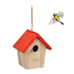 UNBRANDED Deco Birdhouse Rdeča streha 