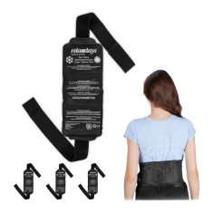 UNBRANDED Komplet 4 črnih hladnih pasov 