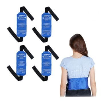 UNBRANDED Modri hladni pas - komplet 4