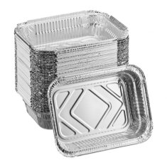 UNBRANDED Aluminijasta posoda za žar, set 50 kom 