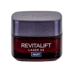 Loreal Paris Revitalift Laser X3 Night Cream krema proti staranju kože 50 ml za ženske