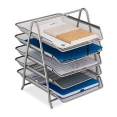 UNBRANDED Kovinski predal za dokumente s 5 predelki 