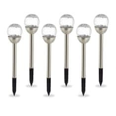 UNBRANDED Set 6 okroglih solarnih svetilk 