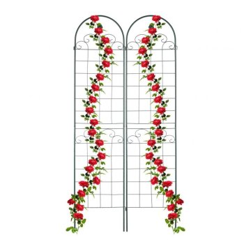 UNBRANDED Rešetka 220 cm set 2 zelenih
