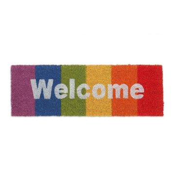 UNBRANDED Predpražnik "Welcome" z mavrico in kokosom