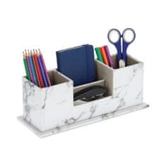 UNBRANDED Namizni organizator v videzu marmorja 
