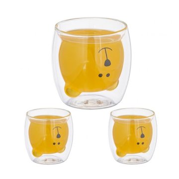UNBRANDED Kozarci z dvojno steno "Isbjörn" - set 3 kom