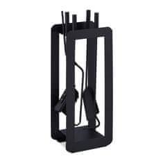 UNBRANDED Kamin 5 delni v črni barvi 