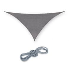 UNBRANDED Sun sail polietilensko trikotno sivo 