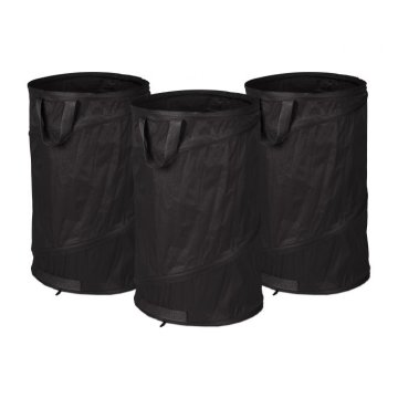 UNBRANDED 3 kos. vrtne vreče 160-litrske črne