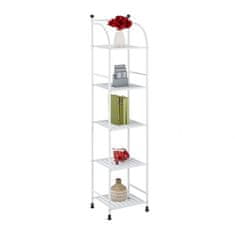 UNBRANDED Ozek talni regal s 5 policami 