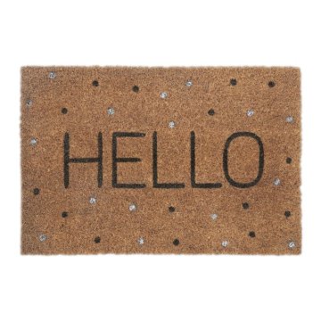 UNBRANDED Predpražnik iz kokosovih vlaken "Hello"