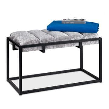 UNBRANDED Elegantna klop z žametnim oblazinjenjem
