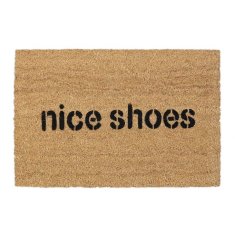 UNBRANDED Predpražnik iz kokosovih vlaken "Nice shoes" 