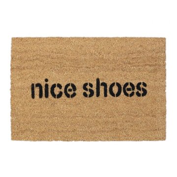 UNBRANDED Predpražnik iz kokosovih vlaken "Nice shoes"