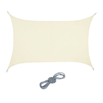 UNBRANDED Sun sail pravokotno krem barve