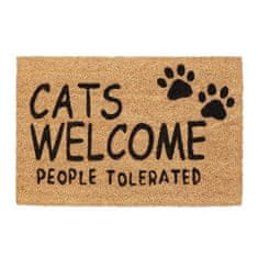 UNBRANDED Predpražnik iz kokosovih vlaken Cats Welcome 