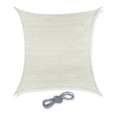 UNBRANDED Sun sail polietilensko kvadratno sivo 