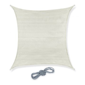 UNBRANDED Sun sail polietilensko kvadratno sivo