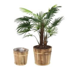 UNBRANDED Lesen cvetlični lonec - set 2 kom 