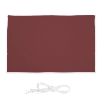 UNBRANDED Sun sail pravokotno bordo