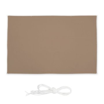 UNBRANDED Sun sail pravokotno kavno rjavo