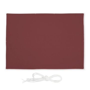 UNBRANDED Sun sail pravokotno bordo